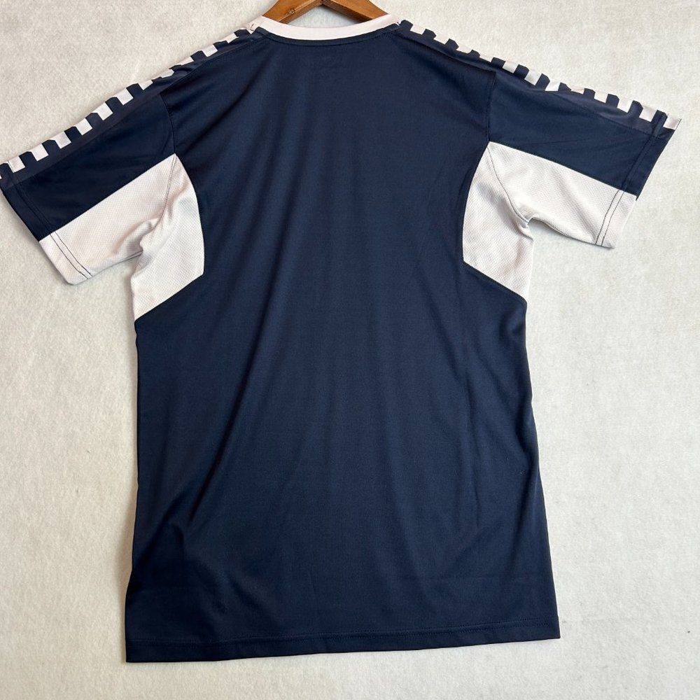 Meyba Soccer Jersey Men's Medium Blue/White‎ FIFA World Cup Thin Cool - Picture 7 of 9